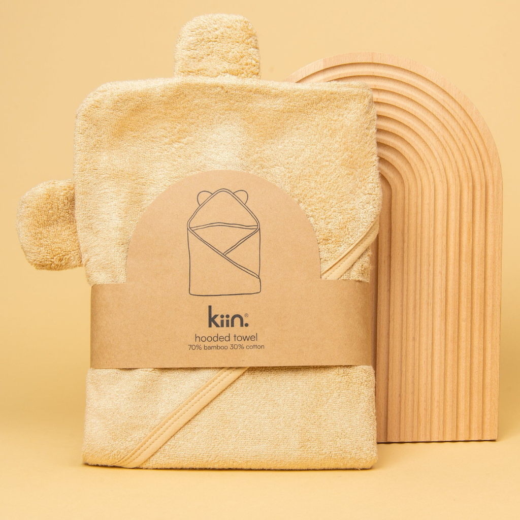 Go-For-Zero-Australia-Kiin-Baby-Australia-Hooded-Towel-Oat