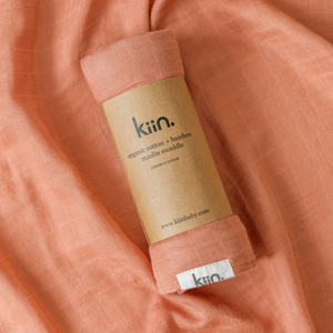 Go-For-Zero-Australia-Kiin-Baby-Australia-Organic-Swaddles-Blush