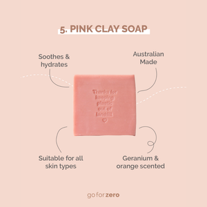 Go-For-Zero-Australia-Limited-Edition-Summer-Essentials-Box-Pink-Clay-Soap