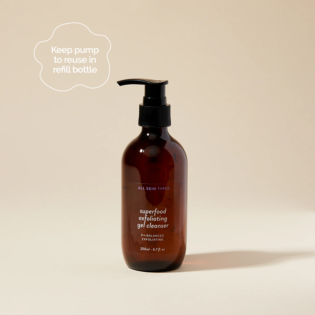 Go-For-Zero-Australia-Miód-Superfood-Exfoliating-Gel-Cleanser-200ml-Refill