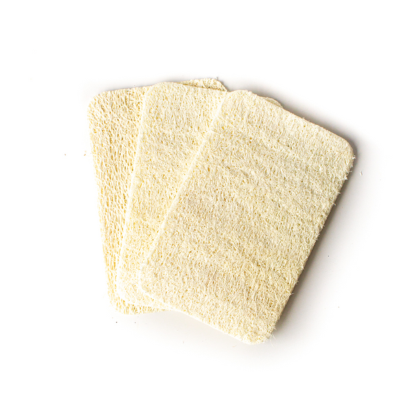 Go For Zero Natural Kitchen Loofah (3 Pack)