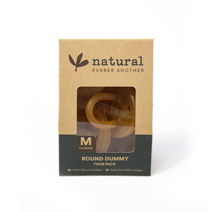 Go-For-Zero-Australia-Natural-Rubber-Soother-Round-Medium-Soother-With-Packaging