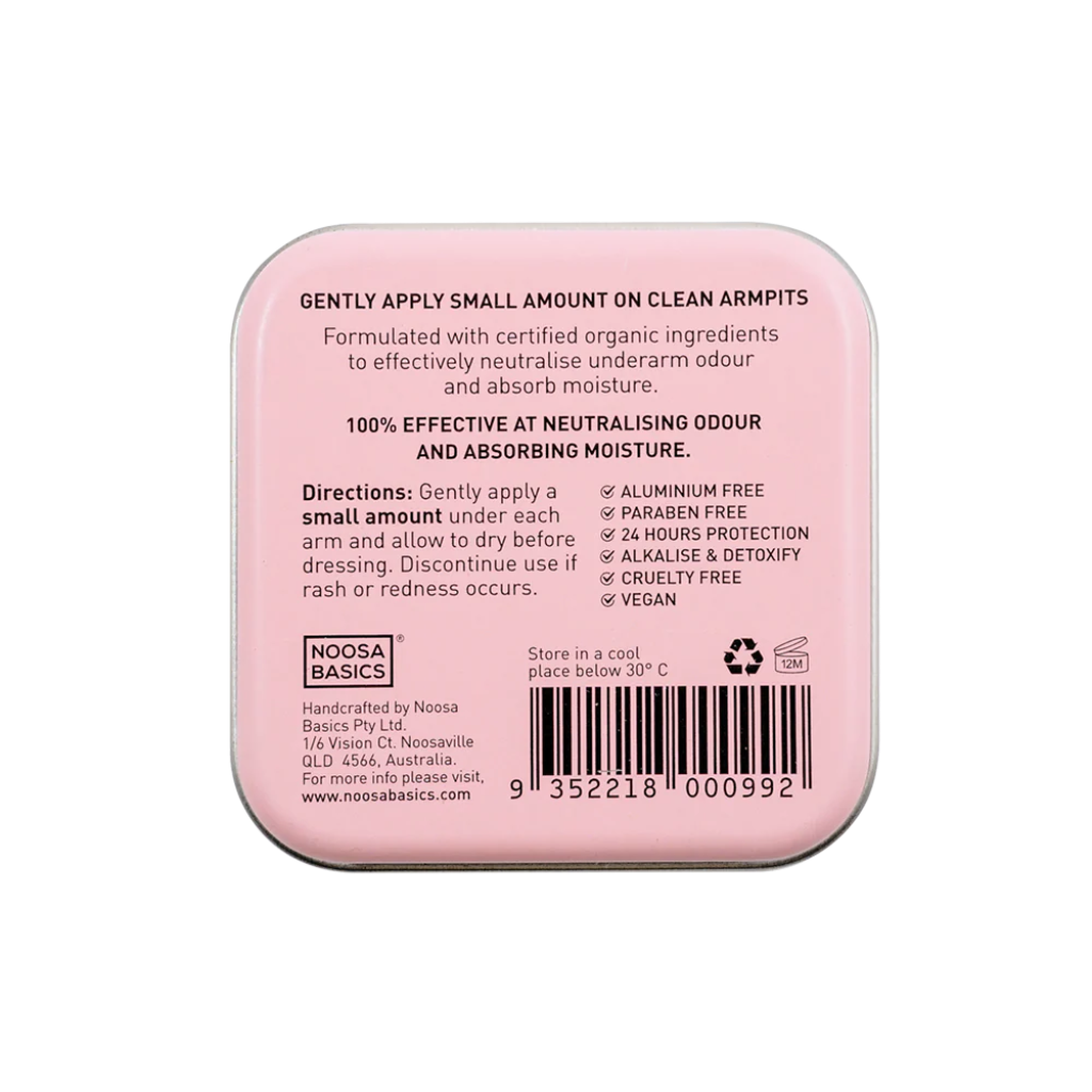 Go-For-Zero-Australia-Noosa-Basics-Australia-Natural-Deodorant-Cream-Rose-And-Frankincense-Scent-Front
