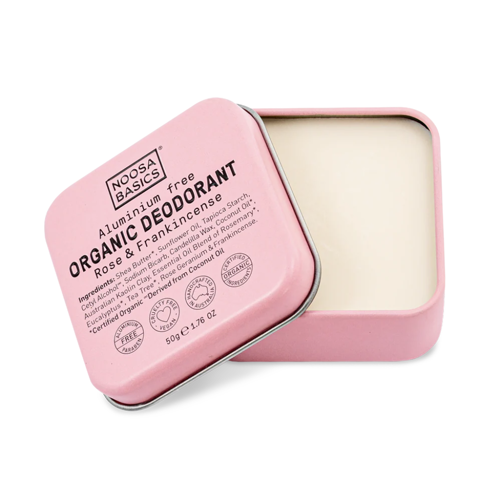 Go-For-Zero-Australia-Noosa-Basics-Australia-Natural-Deodorant-Cream-Rose-And-Frankincense-Scent-Front