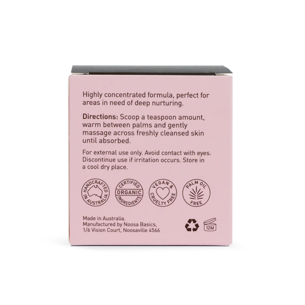 Go-For-Zero-Australia-Noosa-Basics-Australia-Shea-Butter-Ultra-Rich-Skin-Cream-120g-Back-Packaged
