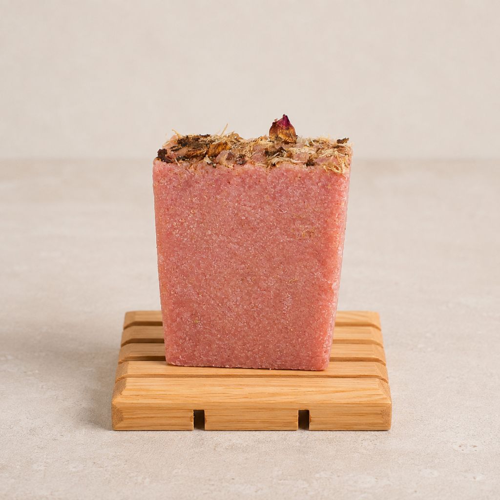 Go-For-Zero-Australia-Orange-Bergamot-And-Grapefruit-Luxe-Soap-Bar-With-Pink-Salt-With-Holder