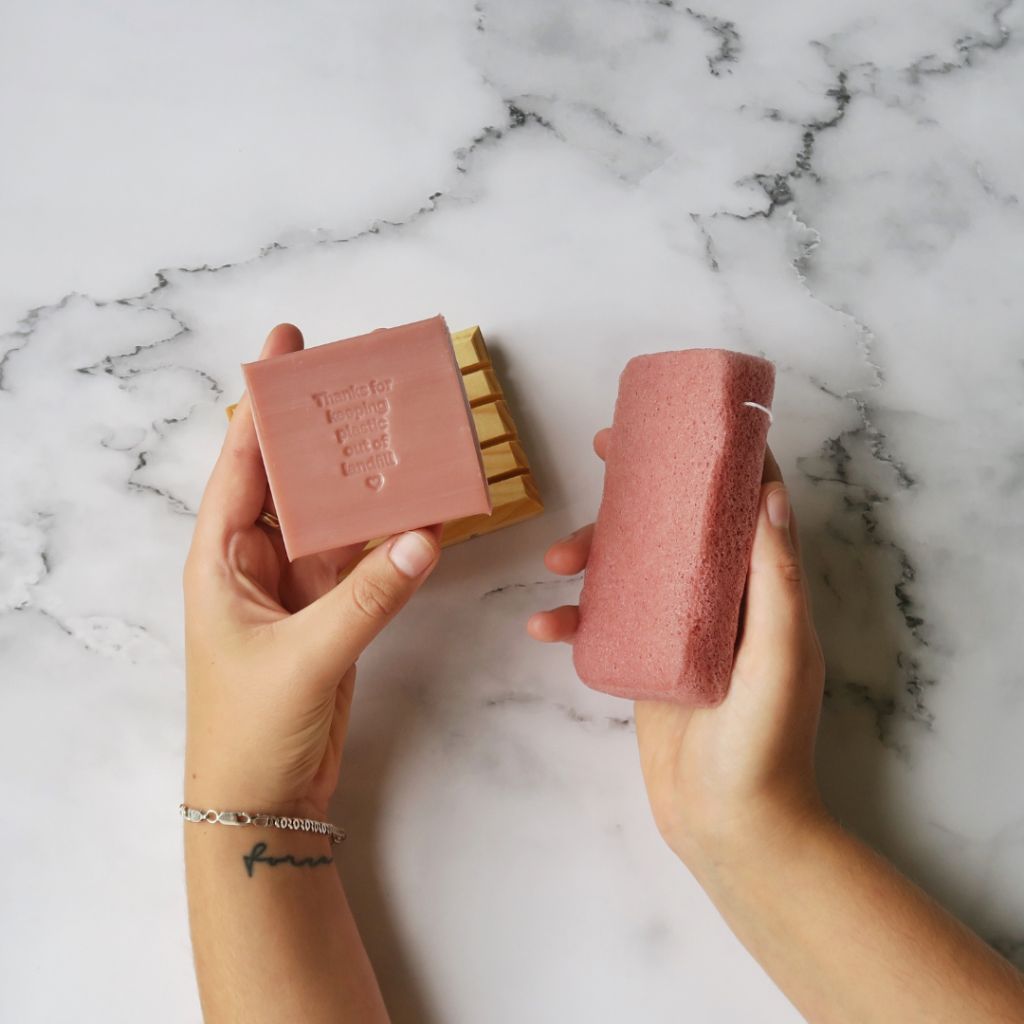 Go-For-Zero-Australia-Pink-Clay-Soap-Bar-Styled