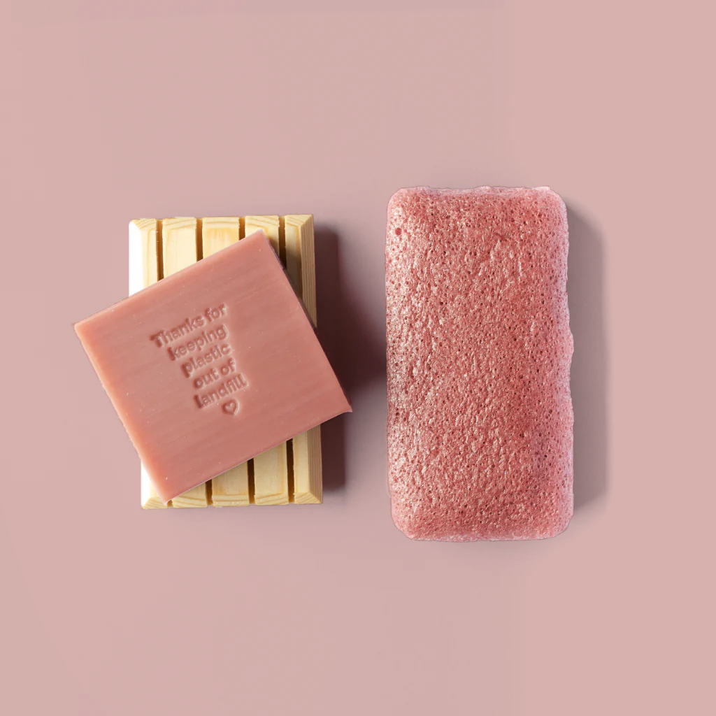 Go-For-Zero-Australia-Plastic-Free-Shower-Pack-Pink-Clay