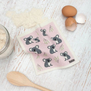 Go-For-Zero-Australia-Rerokitchen-Australia-Cellulouse-Dish-Cloth-Koalas-Styled