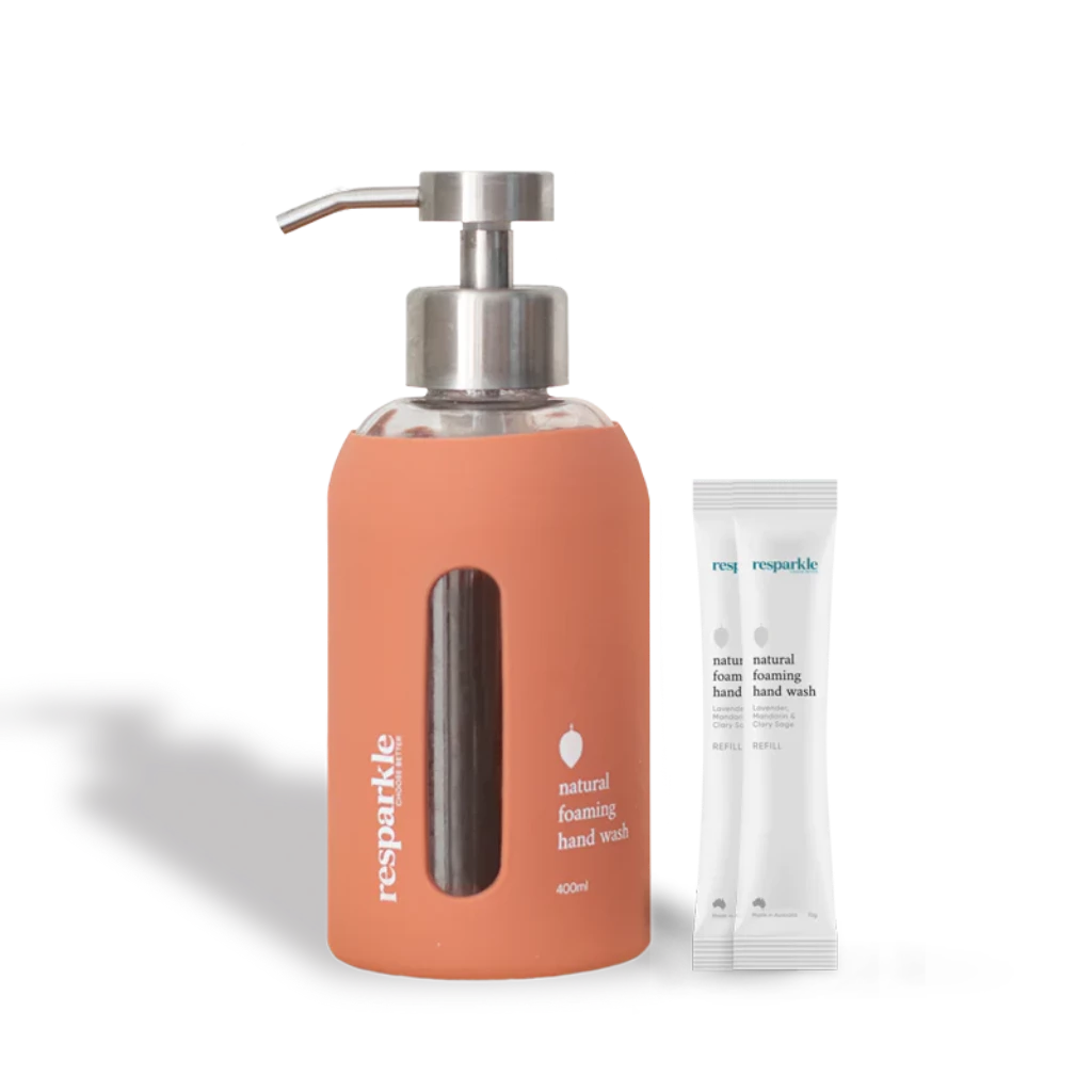 Go-For-Zero-Australia-Resparkle-Australia-Foaming-Hand-Wash-400ml-Rose-Sleeve