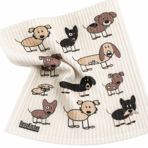 Go-For-Zero-Australia-Retro-Kitchen-Cellulose-Dishcloth-Dogs-Scrunch