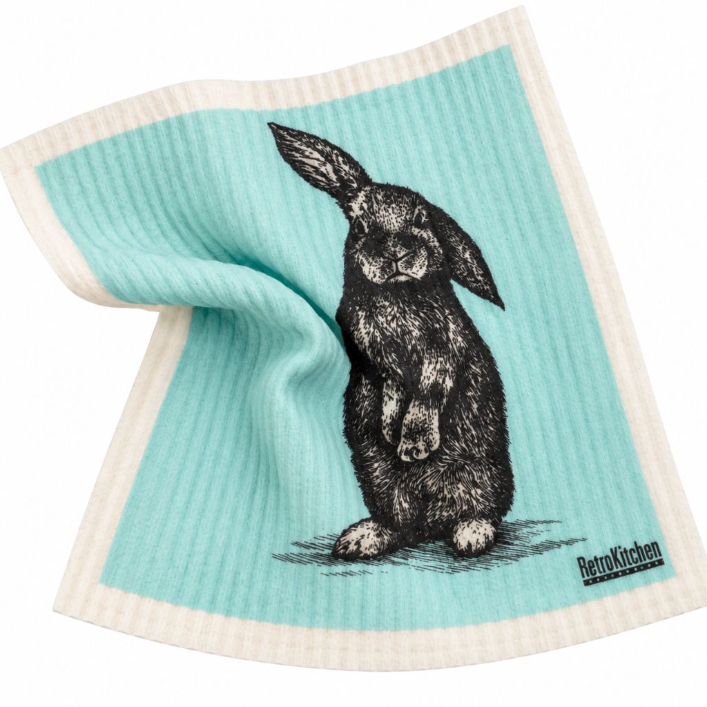 Go-For-Zero-Australia-RetroKitchen-Australia-Compostable-Dish-Cloth-Rabbit