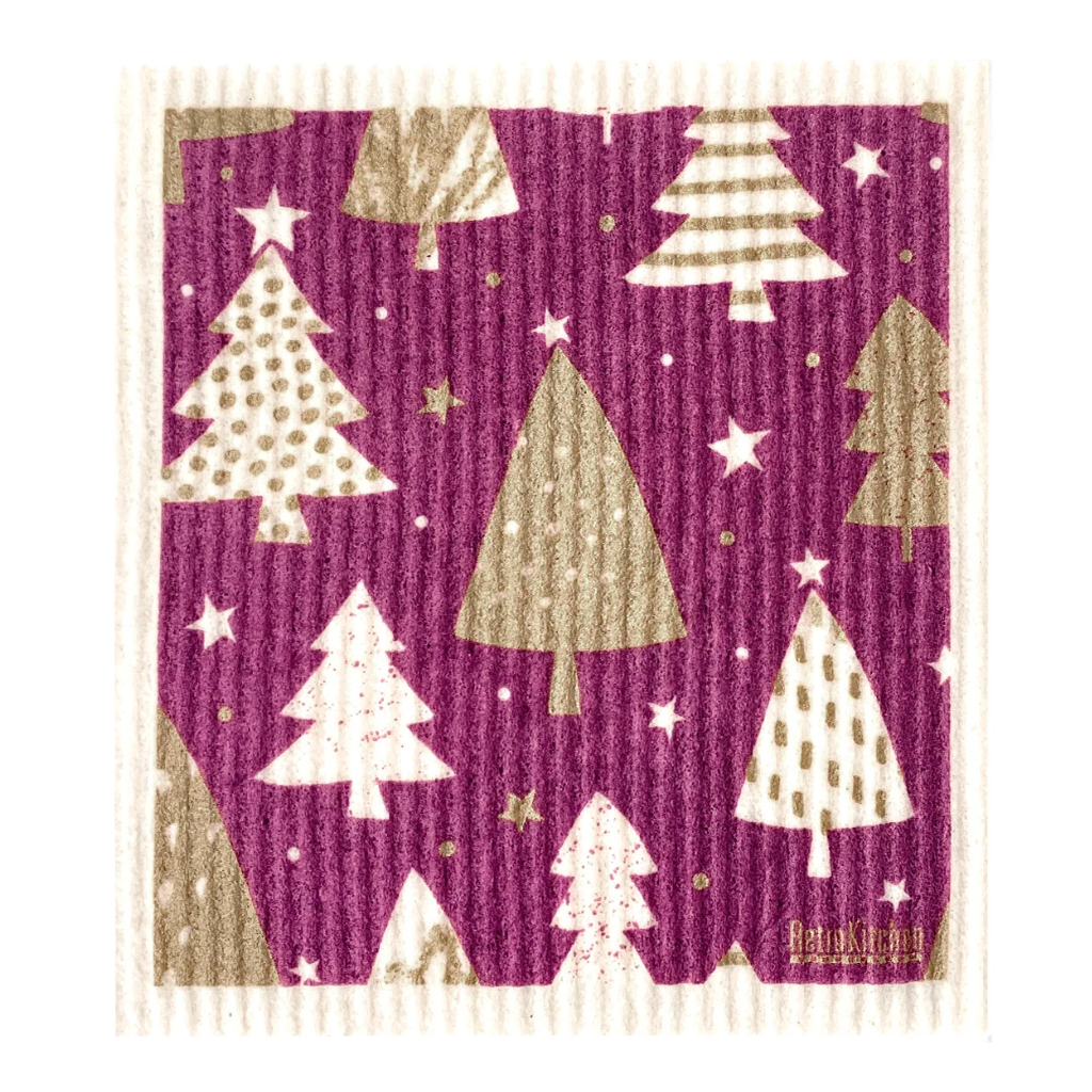 Go-For-Zero-Australia-Retrokitchen-Australia-Cellulose-Dishcloth-Christmas-Tree