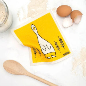 Go-For-Zero-Australia-Retrokitchen-Australia-Cellulose-Dishcloth-Duck-Styled