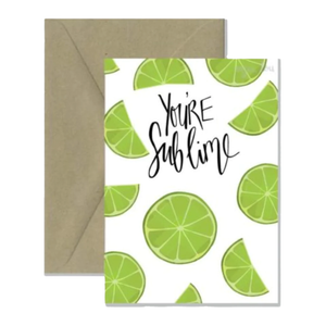 Go-For-Zero-Australia-Rosie-Lou-Australia-Greeting-Card-You're-Sublime
