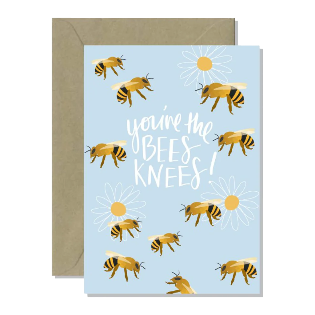 Go-For-Zero-Australia-Rosie-Lou-Australia-Greeting-Card-You're-The-Bees-Knees