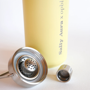 Go-For-Zero-Australia-Salty-Aura-Australia-Insulated-Drink-Bottle-950ml-Pastel-Yellow-Lid