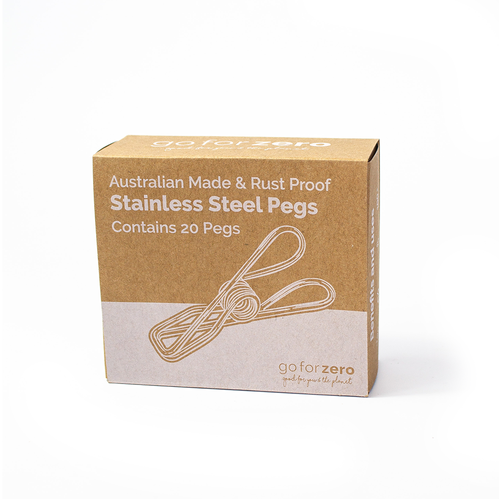 Go-For-Zero-Australia-Stainless-Steel-Pegs-20-Pack-Boxed