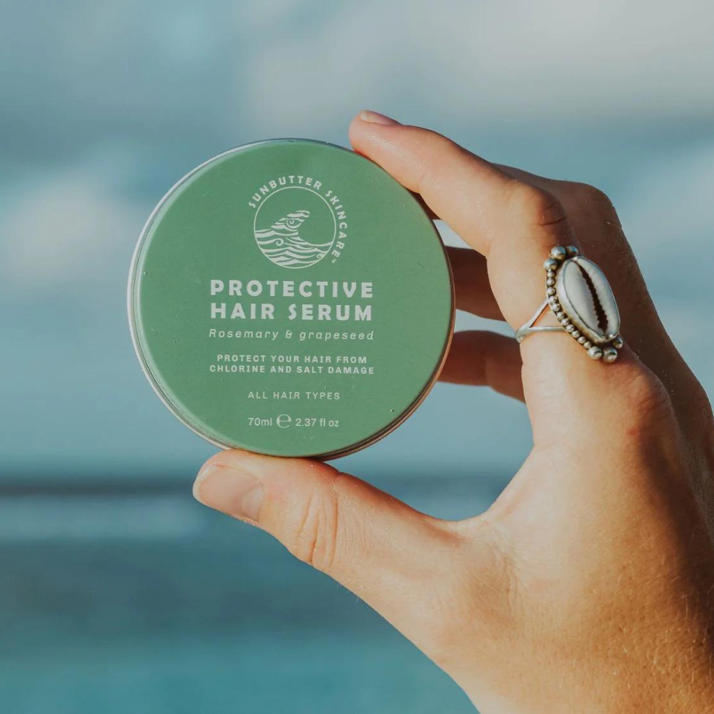 Go-For-Zero-Australia-Sunbutter-Australia-Protective-Rosemary-Hair-Serum-In-Hand