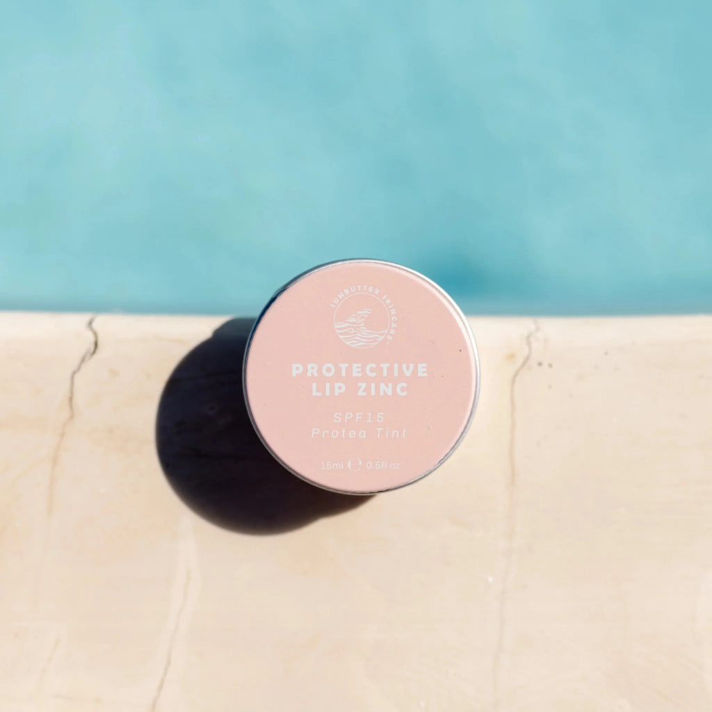 Go-For-Zero-Australia-Sunbutter-Australia-SPF15-Protective-Lip-Zinc-Protea-Tint-Front