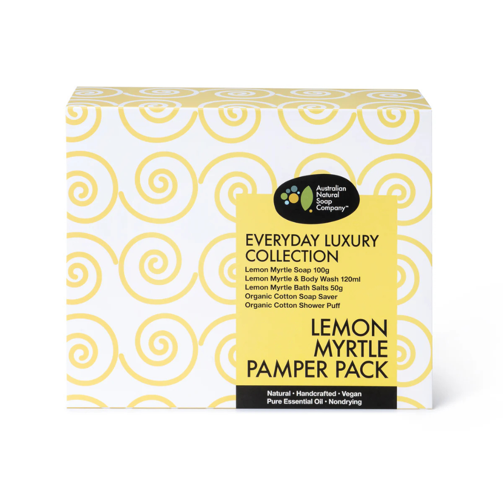 Go-For-Zero-Australia-The-Australian-Natural-Soap-Company-Australia-Lemon-Myrtle-Pamper-Pack-Contents