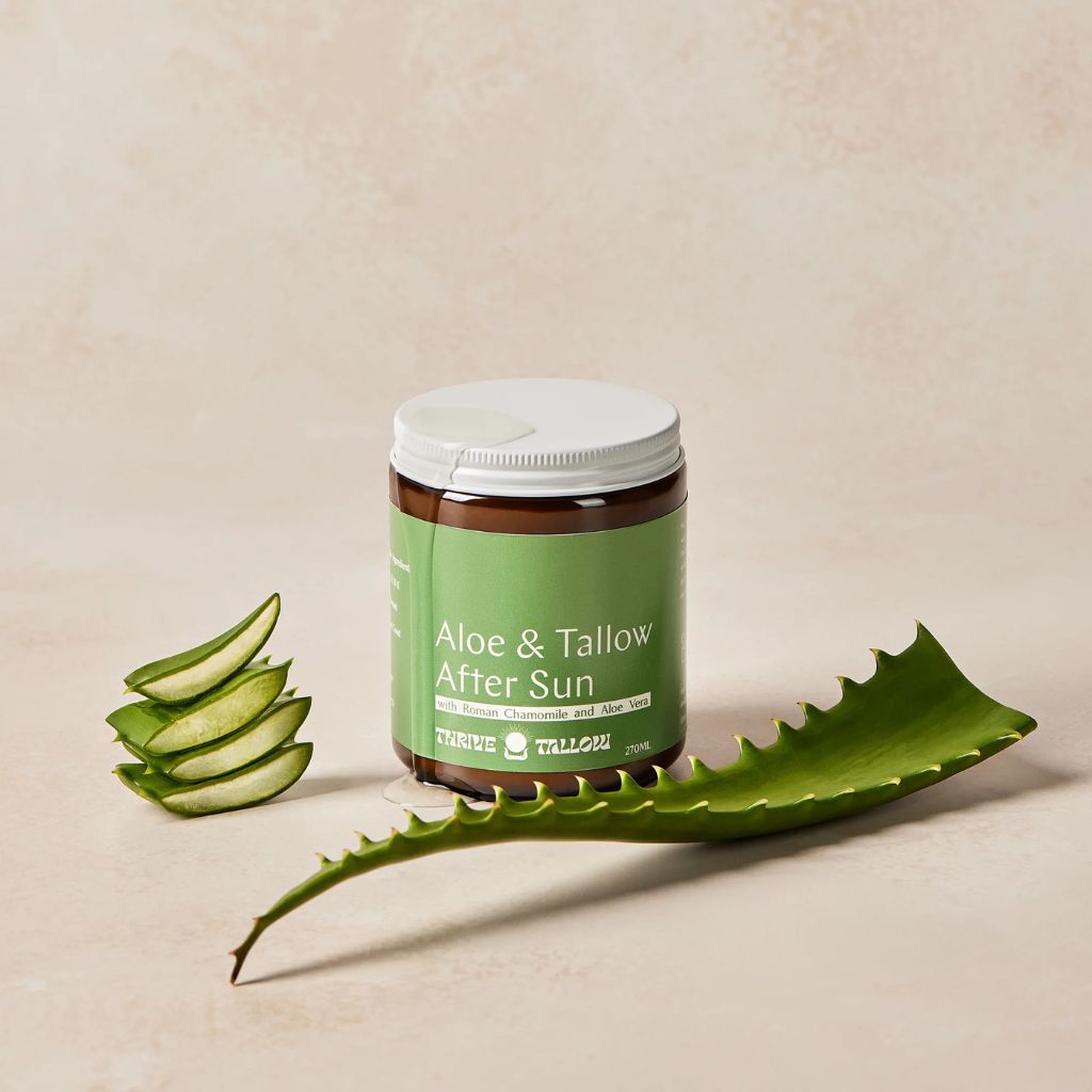 Go-For-Zero-Australia-Thrive-Tallow-Australia-Aloe-Vera-And-Tallow-After-Sun-Balm-Styled
