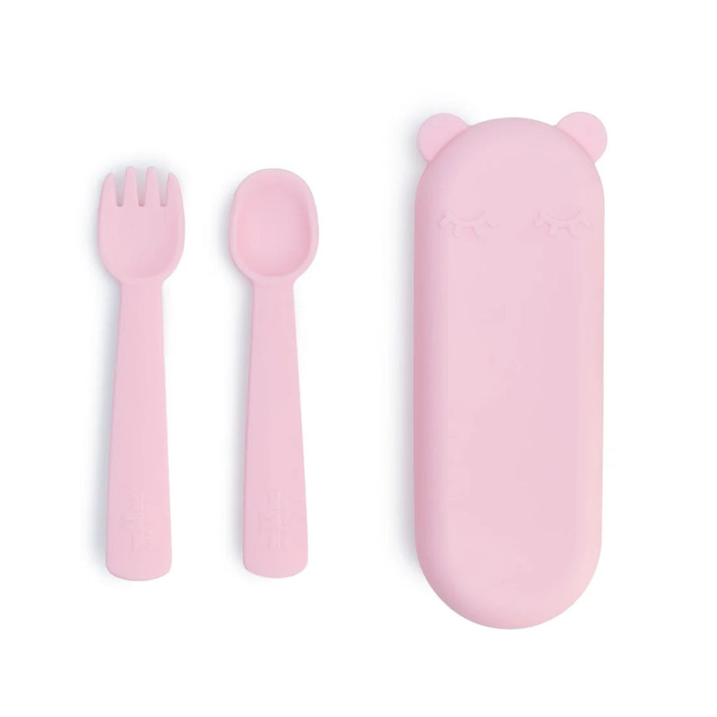 Go-For-Zero-Australia-We-Might-Be-Tiny-Australia-Feedie-Fork-And-Spoon-Set-Powder-Pink