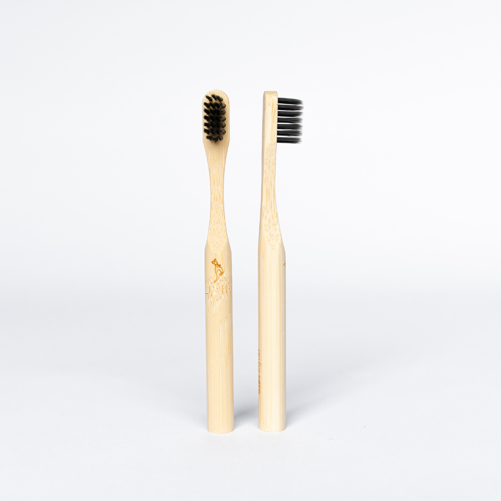 Go-For-Zero-Australia-Bamboo-Kids-Toothbrush-Soft-Kangaroo