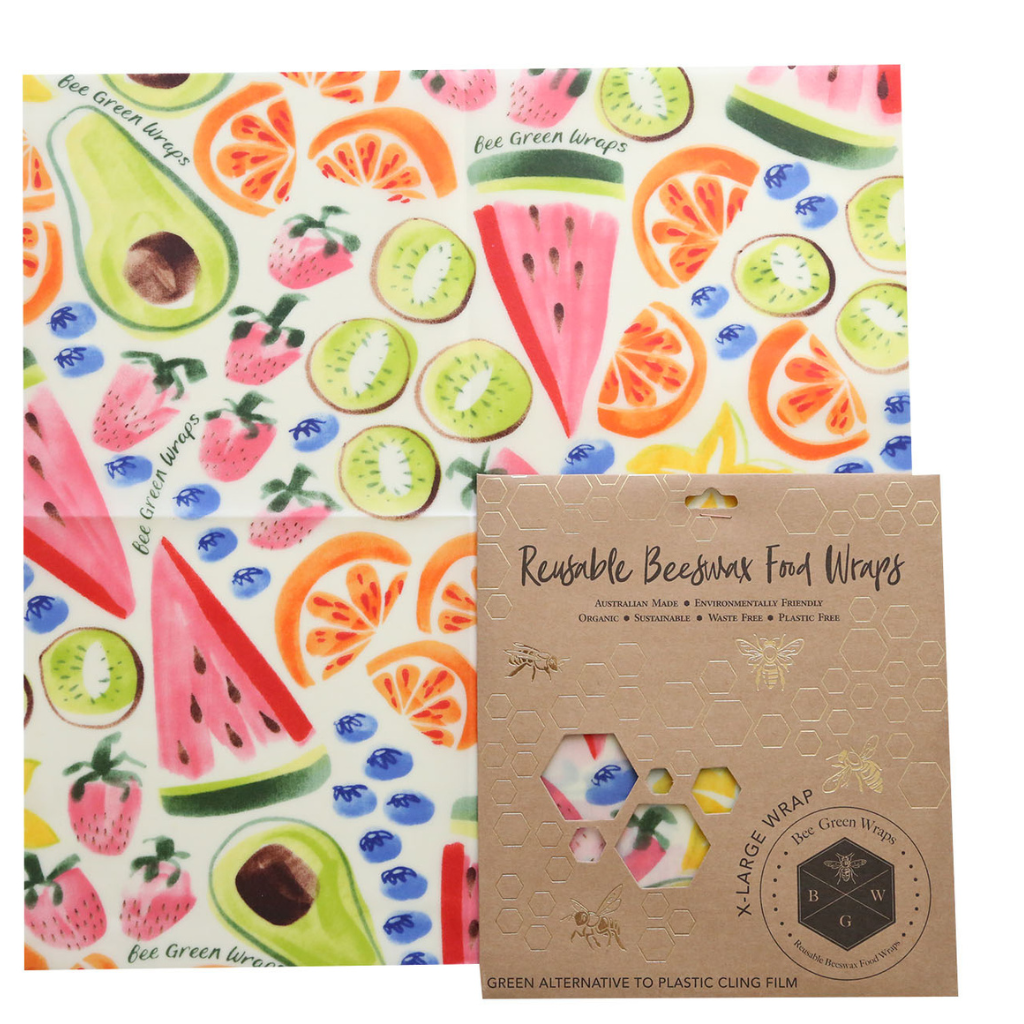 Go-For-Zero-Australia-Bee-Green-Wraps-Australia-XL-Food-Wraps-Orange