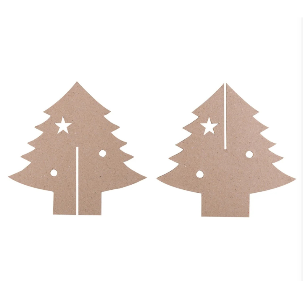 Go-For-Zero-Australia-Eco Art-And-Craft-3D-Christmas-Trees-10-Pack