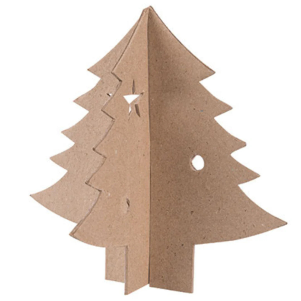 Go-For-Zero-Australia-Eco Art-And-Craft-3D-Christmas-Trees-10-Pack