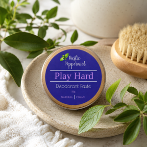 Rustic Peppermint - Vegan Deodorant Paste Play Hard -  Extra Strength