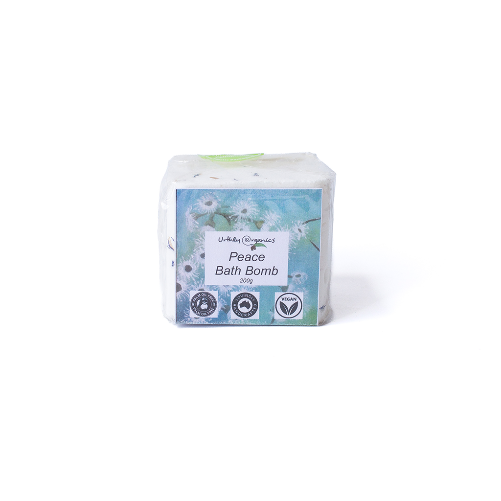 Go-For-Zero-Australia-Urthly-Organics-Australia-Peace-Bath-Bomb-200g