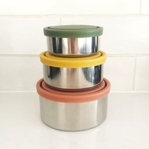 Go-For-Zero-Australia-Ever-Eco-Stainless-Steel-Round-Containers-Autumn-Collection-Set-3-Box