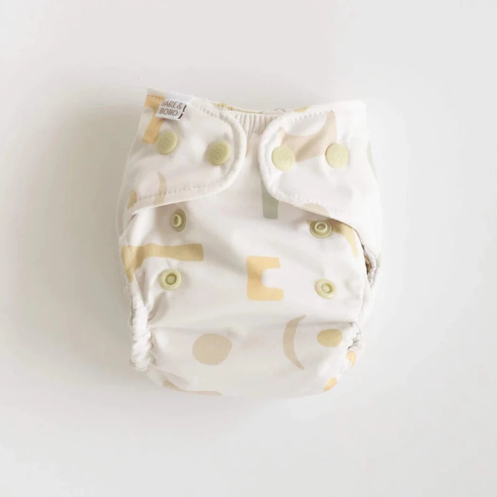 Go-For-Zero-Australia-Bare-And-Boho-Australia-Reusable-Soft-Cover-Nappy-Set-Fresh-Sage