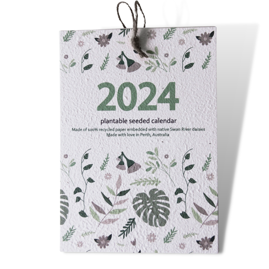 Go-For-Zero-Australia-Paper-And-Bloom-Australia-2024-Plantable-Seeded-Calendar