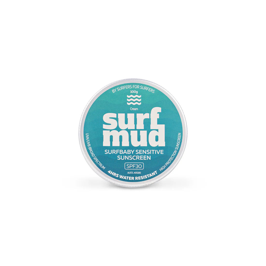 Go-For-Zero-Australia-SurfMud-Australia-Surfbaby-Sensitive-Sunscreen-100g-Front