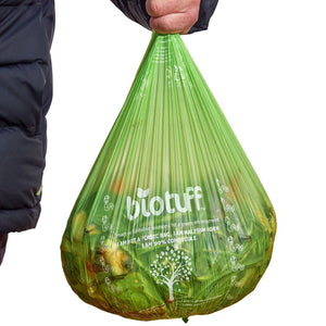 Go-For-Zero-Australia-BioTuff-Compostable-General-Use-Bin-Liners-Medium-30-Litre-In-Use
