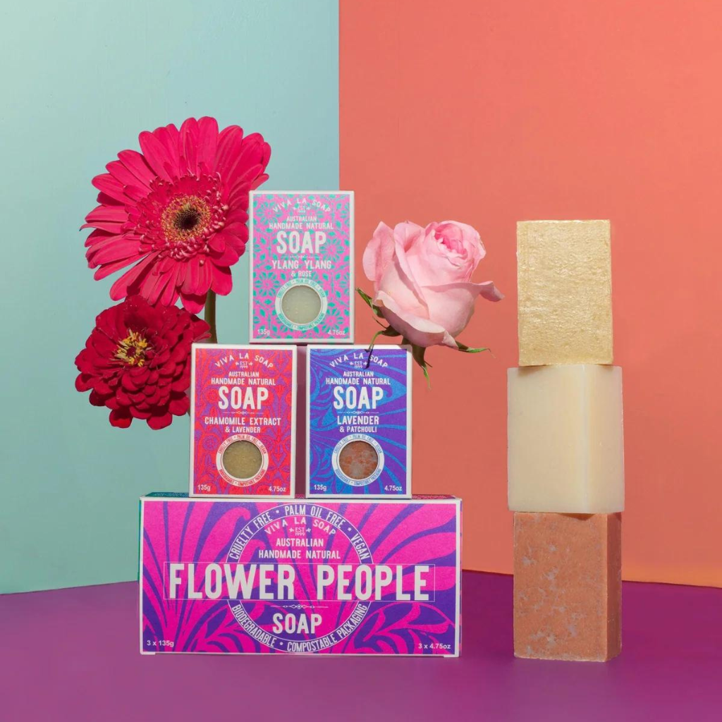 Go-For-Zero-Australia-Viva-La-Body-Australia-Flower-People-Natural-Soap-Gift-Box