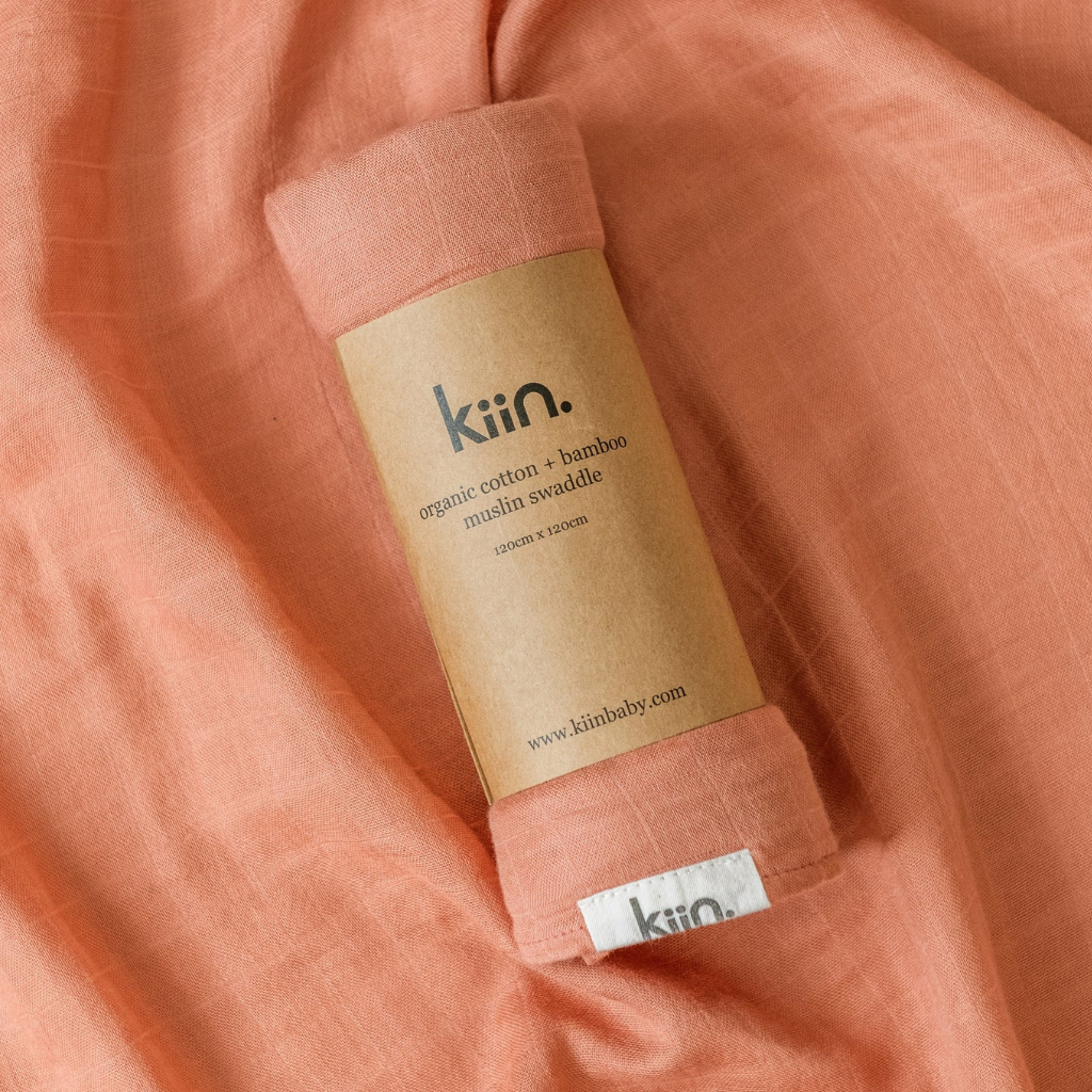 Go-For-Zero-Australia-Kiin-Baby-Australia-Organic-Swaddles-Blush