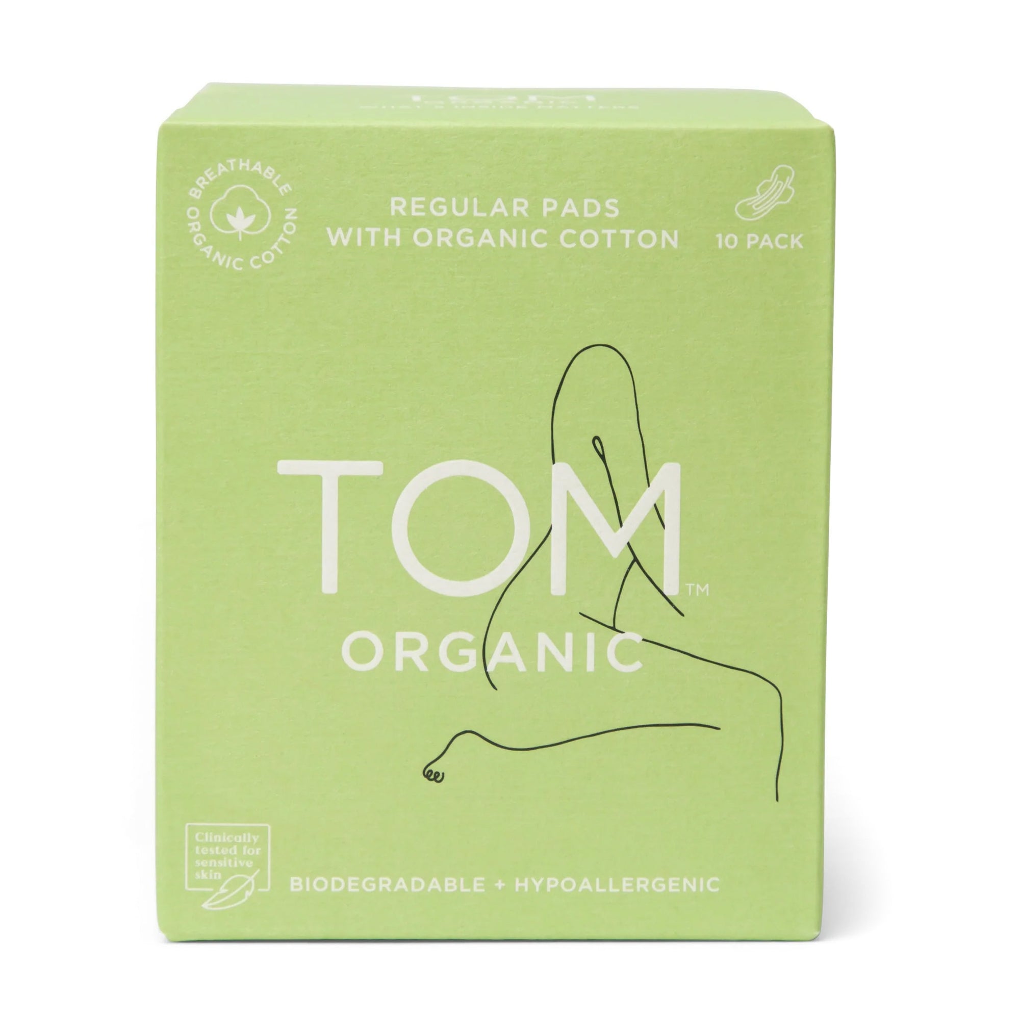 Go-For-Zero-Australia-Tom-Organics-Regular-Ultra-Thin-Pads-Pack