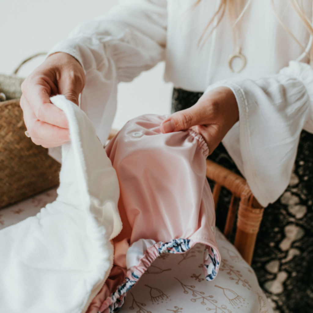 Go-For-Zero-Australia-Bare-And-Boho-Australia-Reusable-Nappies-Clip-In-Insert-Bamboo-Cotton-Insert-Zero-Waste-Washable-Wipeable