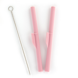 Brightberry - Silicone Stopper Straws for Smoothie Cup (3 colours)