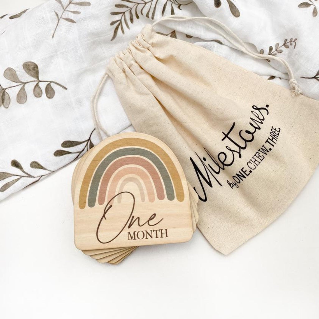 Go-For-Zero-Australia-One-Chew-Three-Australia-Monthly-Milestone-Set-Rainbow