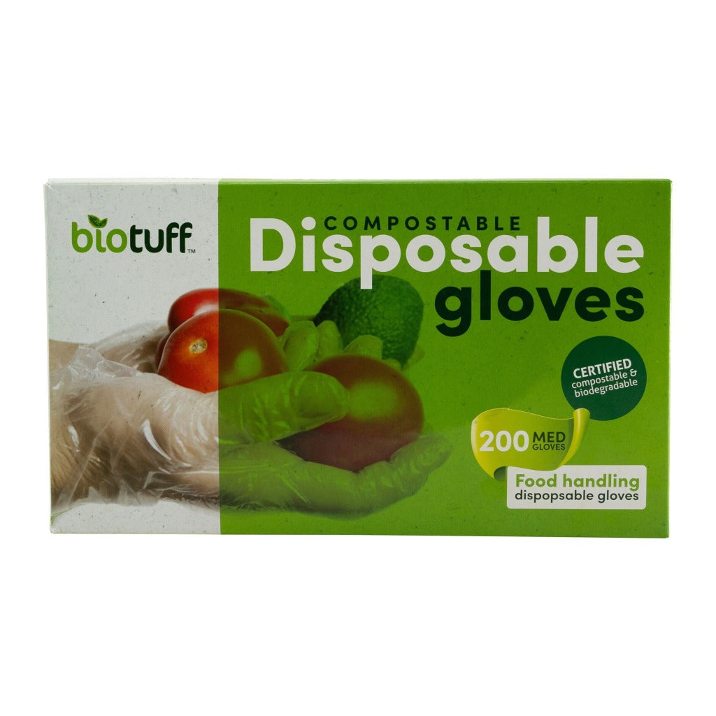 Go-For-Zero-Australia-BioTuff-Compostable-Disposable-Gloves-Medium-Pack-of-200
