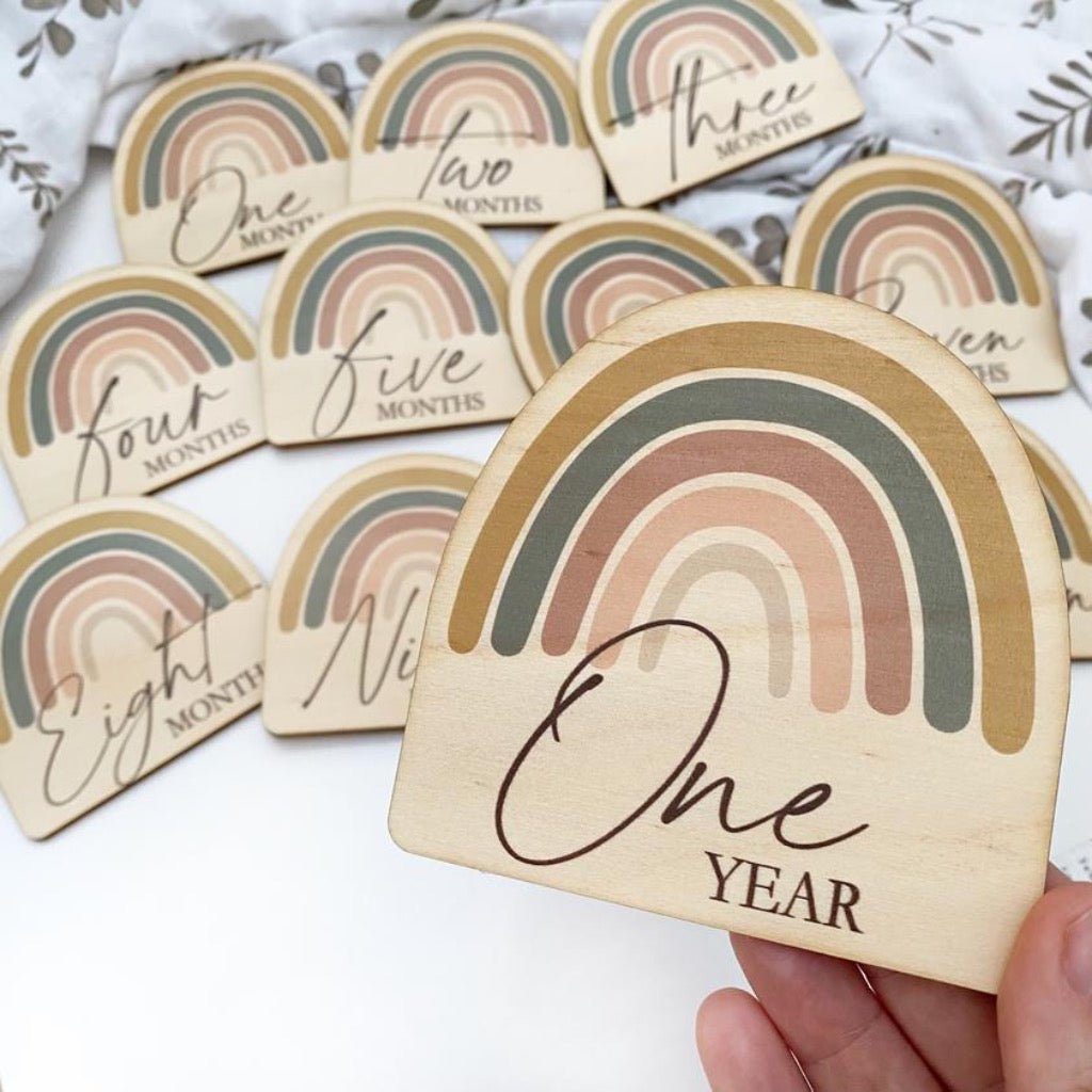 Go-For-Zero-Australia-One-Chew-Three-Australia-Monthly-Milestone-Set-Rainbow