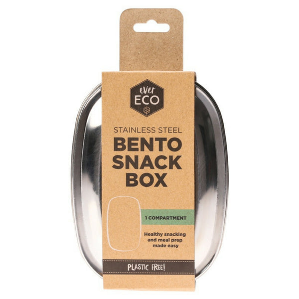 Ever Eco - Stainless Steel Bento Snack Box 1 Compartment (580ml Capacity)
