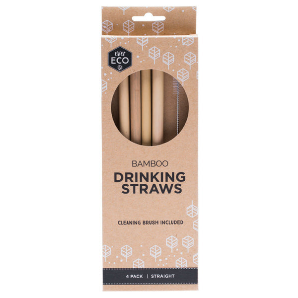 Ever Eco - Bamboo Drinking Straws (4 Pack)