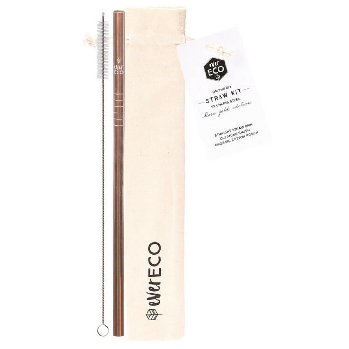 Go-For-Zero-Australia-Ever-Eco-Stainless-Steel-Straws-On-The-Go-Kit-Rose-Gold-Straight