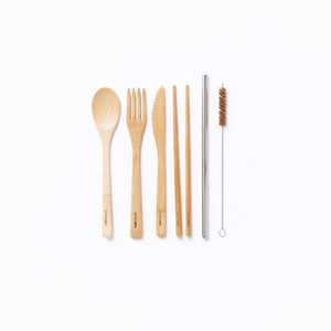 Go-For-Zero-Australia-Bamboo-Cutlery-Travel-Pouch-7-Pieces-No-Pouch